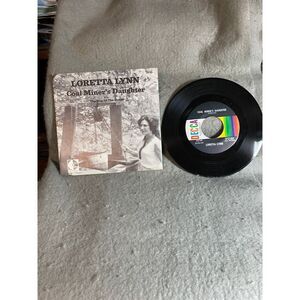 Vintage Decca 45 RPM Vinyl Record‎ - Loretta Lynn- Coal Miner’s Daughter